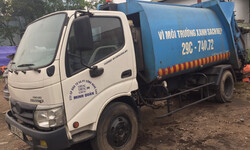 Hình ảnh xe chở rác 06 khối cũ