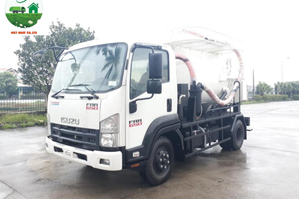 XE HÚT CHẤT THẢI 4 KHỐI ISUZU