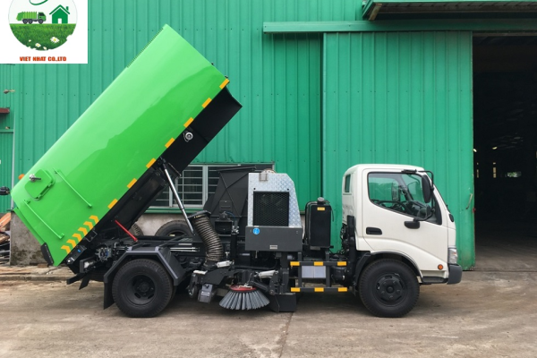 XE QUÉT ĐƯỜNG 3 KHỐI HINO